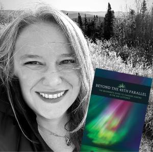 Photo of Melissa with her book