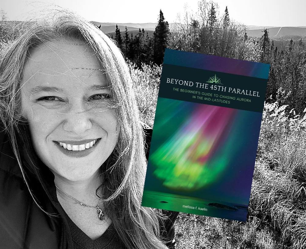 Photo of Melissa with her book