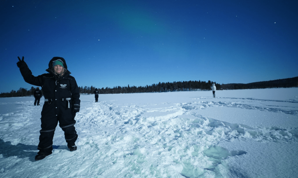 Photo of Melissa in the Arctic Circle